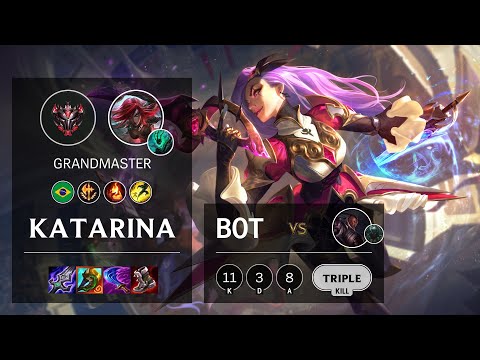 Katarina Bot vs Lucian - BR Grandmaster Patch 11.24