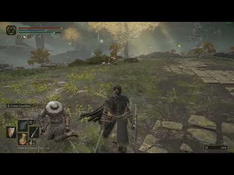 Carian Straight Sword - Heavy Attack Guard