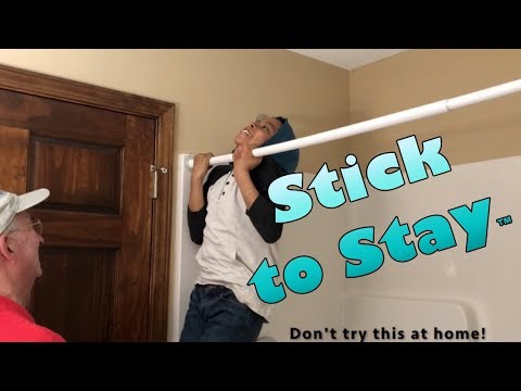 Shower Rod failures are a thing of the past with these new Stick To Stay Shower Curtain Rod holders!