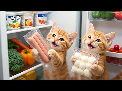 Tommy and Timmy Cooking Compilation Ep. 8 | Mommy Cat and Kittens Favorite Dishes