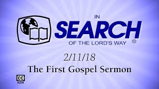 &quot;The First Gospel Sermon&quot;