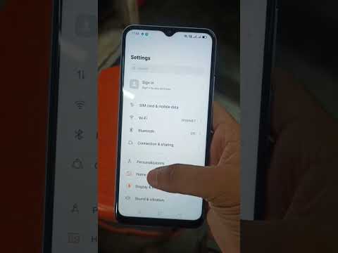 NARZO 50A 🥰 Navigation on 🪐 narzo 50a full screen mode on/of 2023 #short #shortvideoviral