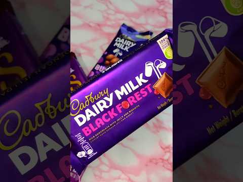 Cadbury Dairy Milk Black Forest unwrapping // Dairy Milk with jelly inside #asmr
