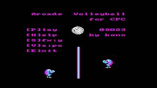 AMSTRAD CPC += ARCADE VOLLEYBALL =+ NEW GAME 2023