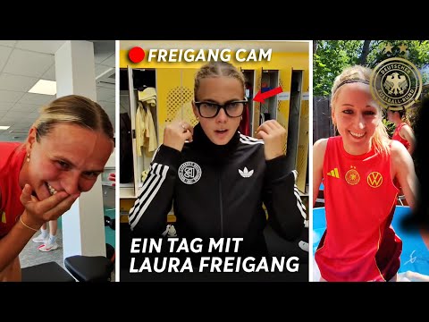 POV: Ein Tag im Leben von Laura Freigang bei der Nationalmannschaft 📷