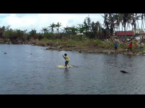 Kids On A Refrigerator Raft