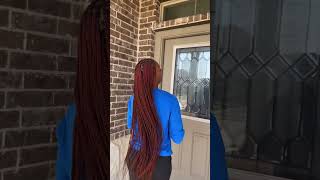 Medium knotless color 350 #knotless #killeenbraider #texasbraider  #foryou #knotlessbraids #fypシ
