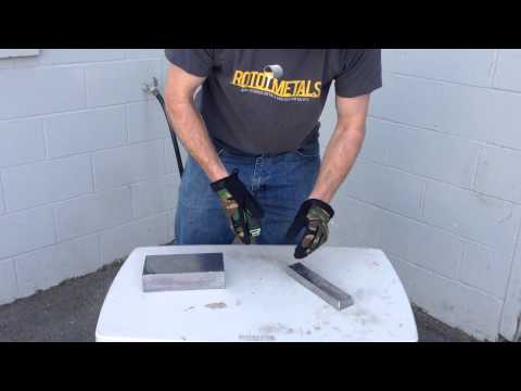 Lead Brick 2" x 4" x 8" 99.9% Pure - RotoMetals
