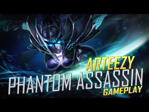 Arteezy playing Phantom Assassin (Gameplay)
