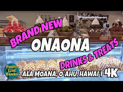 Novíssimo! Fomos os primeiros clientes do Onaona Hawaii no Ala Moana Center Coreano Bingsu Croffle