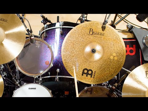 Meinl Byzance Dark Matt Halpern 21" Double Down Crash-Ride B21DDCR image 7
