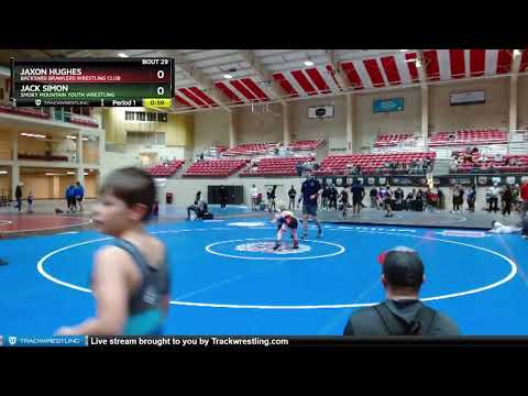 67-71 Lbs Round 3 - Jaxon Hughes, Backyard Brawlers Wrestling Club Vs Jack Simon, Smoky Mountain Y