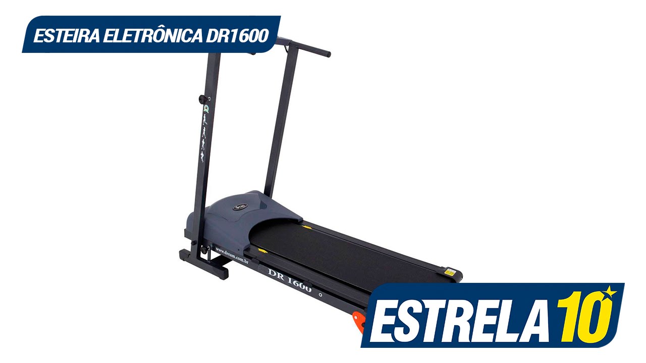 Watch Now Esteira Eletrônica DR 1600 Dream Fitness Esteira Eletrônica DR 1600 Dream Fitness