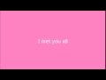 Sunshine On Leith Then I Met You Lyrics