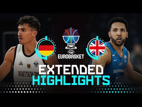 Germany 🇩🇪 vs Great Britain 🇬🇧 | Extended Highlights | FIBA EuroBasket 2025