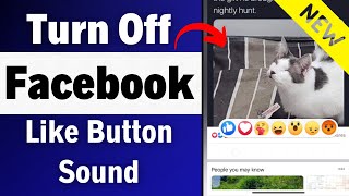 How to Turn Off Sound on Facebook Like Button: NEW UPDATE in 2023
