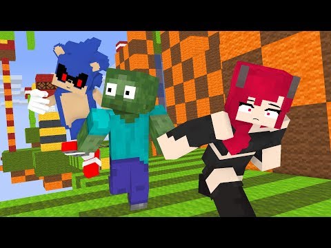 SONIC PARKOUR CHALLENGE : Minecraft Animation