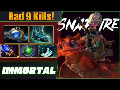 Immortal Snapfire Soft Support Outrageous 9 Kills! Dota 2 DotaPulse Highlight Gameplay