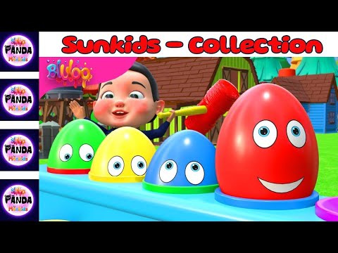 Surprise Eggs Kids Song | Colorful Eggs | SunKids Nursery Rhymes & Kids Songs