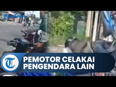 Viral Video Aksi Nyeleneh Pengendara Motor Bikin Pemotor Lain Celaka, Warganet Sumpahi Kelakuannya