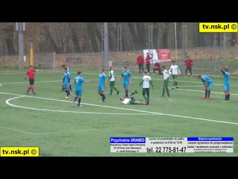 tv.nsk.pl 2018-11-11 MUKS Unia Warszawa -  MKS Świt II Nowy Dwór Maz. 1:2 (1:1) rzut karny, Brzyski