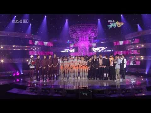 HD SNSD Oh! 3rd Win , Feb19.2010 3/4 GIRLS' GENERATION Live 720p