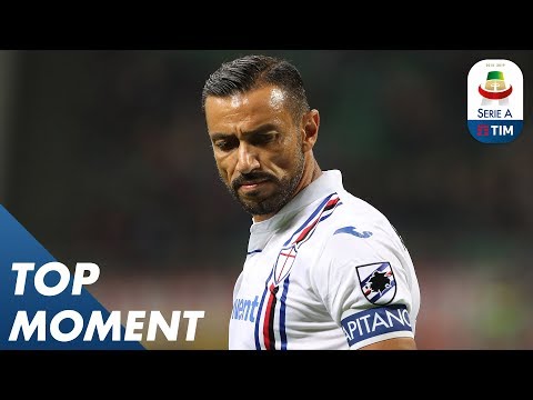 Fabio Quagliarella Goal | Milan 3-2 Sampdoria | Serie A