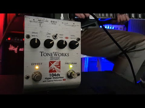 Toneworks 104DS Hyper Distortion by KORG | RockBoard | PedalPedia