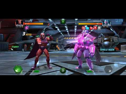 MCOC ACT 6.4.3 DARKHAWK  BOSS FIGHT SOLO WITH MAGNETO BEST CHAMPIONS & EASY PATH