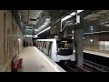 4K 60fps Bucharest Metro BOMBARDIER Trains Frezia And Bruxelles At Mihai Bravu Station