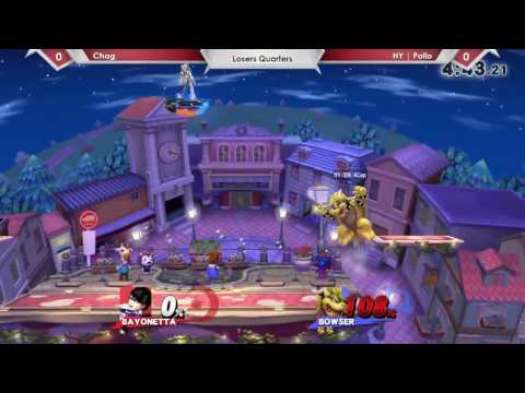SP66 Chag (Bayonetta) Vs. HY | Pollo (Bowser) - Losers Quarters - Smash 4
