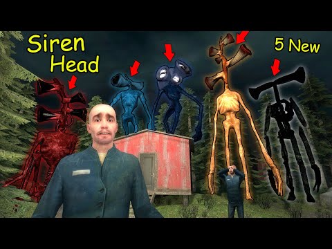 Never Go To Siren Head [5 New Siren Heads]