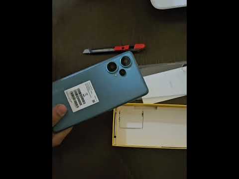 POCO F5 blue colour unboxing....BBD sale.. purchased at 21000..amazing price to performance value 👌