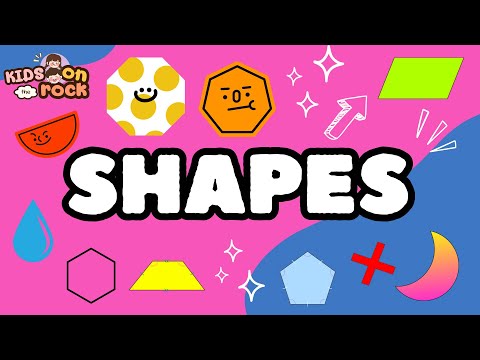 Learn 2D Shapes for Kids | Semicircle, Pentagon, Hexagon, Heptagon, Octagon, Parallelogram & more