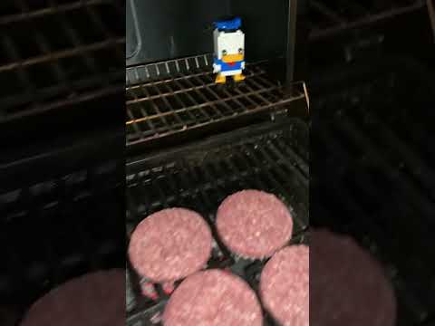 Bbq with Baby Yoda and Donald #babyyoda #shorts #lego #bbq #donaldduck