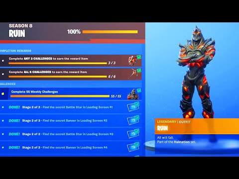 Unlocking New Ruin Skin In Fortnite - 
