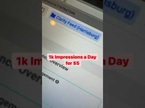 1K Impressions a Day for $5 - Facebook Ads for Artists