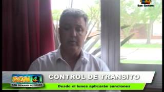 Control de transito San Genaro Noticias 17 12 2015