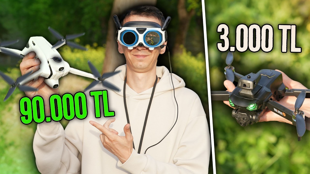 Ucuz Orta Pahalı Drone Test Ettim!