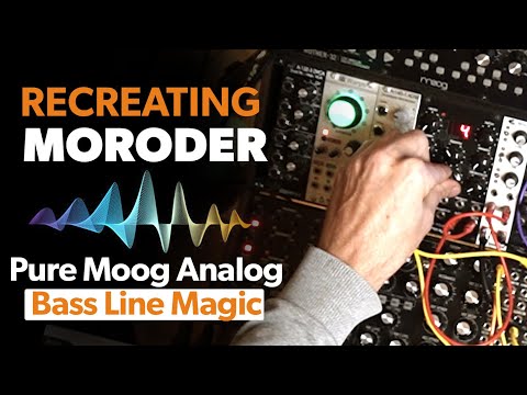 RECREATING MORODER Moog Mother32 + Subharmonicon Analog Bass Line Magic