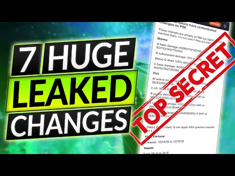 7 LEAKED CHAMPION CHANGES FOR 11.18 - NEW META INCOMING -  League of Legends Guide