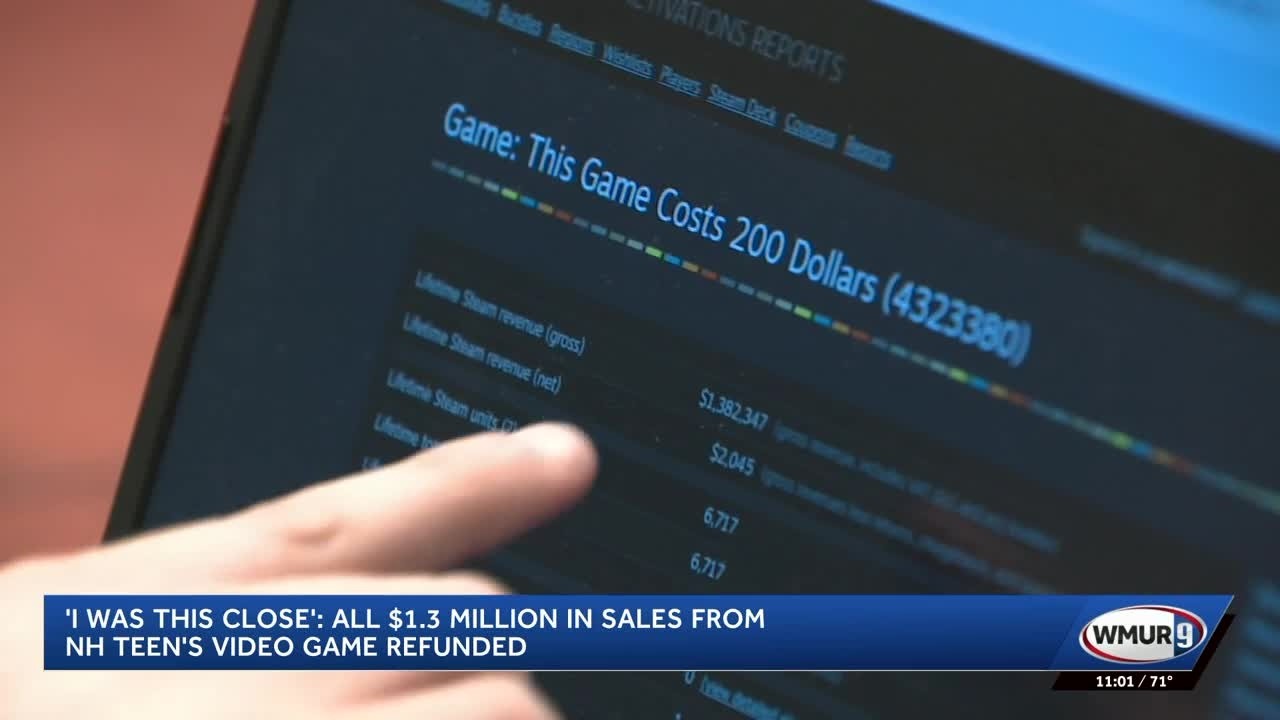 NH teen's video game makes over $1 million overseas, but he can't keep it - YouTube
