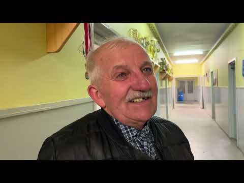 Serafin JEGLICZKA, president of LKS Gamów, after the match against Unia Racibórz at the Rafako st...