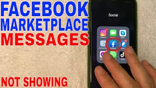 ✅  How Come Facebook FB Marketplace Messages Not Showing 🔴