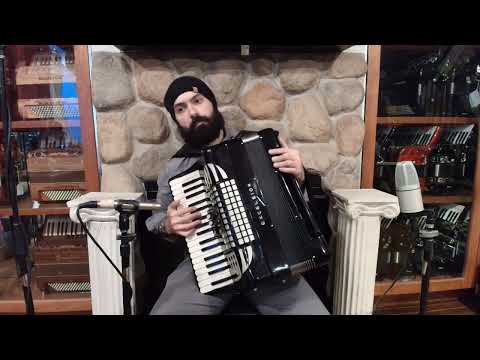 8459 - Black Excelsior Basso Bass Piano Accordion 35 image 3