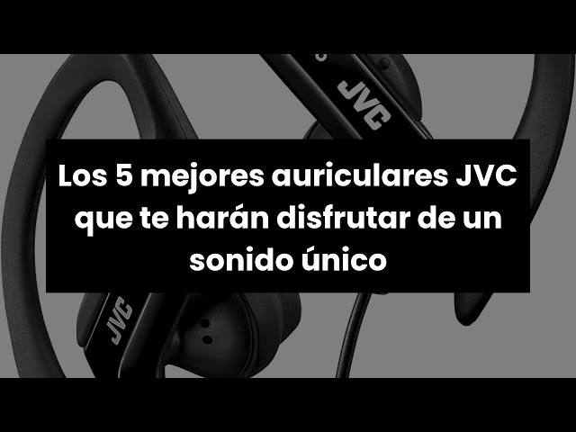 Vídeo relacionado con JVC HAL-50-B Auriculares ultra-ligeros y plegables color negro