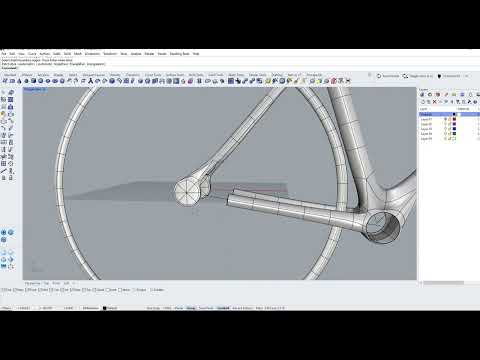 Tutorial rhino7 modellazione telaio bici corsa con SubD