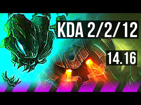 THRESH & Nilah vs NAUTILUS & Kai'Sa (SUP) | 1400+ games, 2/2/12 | EUW Master | 14.16