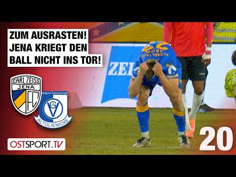 Zum AUSRASTEN! Jena ohne Glück: Carl Zeiss Jena - VSG Altglienicke | Regionalliga Nordost