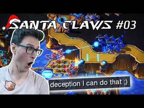 StarCraft 2 - THE MOST WHOLESOME OPPONENT ON THE LADDER | Smooth Brain Santa Claws #3